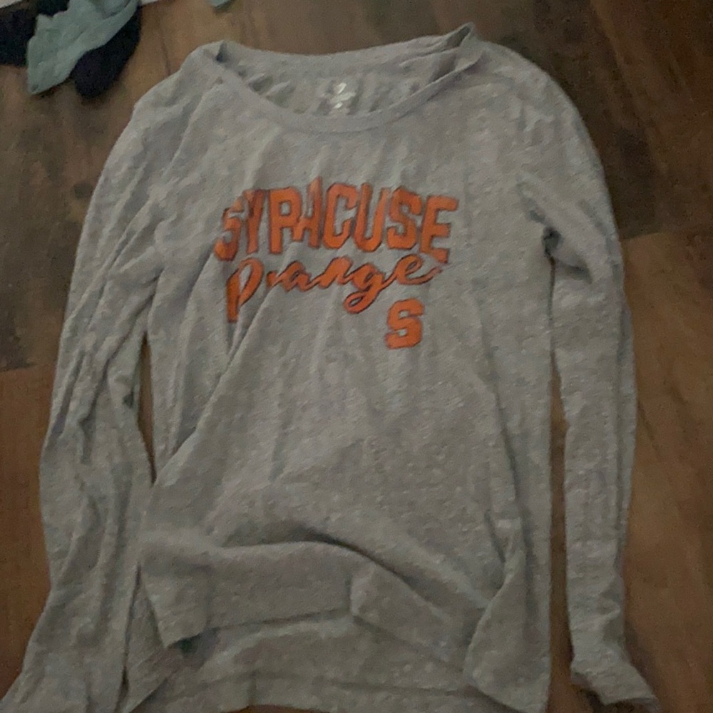 Syracuse University Gray Long Sleeve Tee